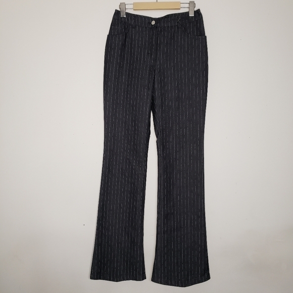 Laurel Jeans Pine Strip Wideleg Women Pant Size S/M - Picture 1 of 13